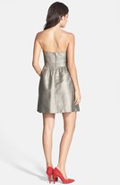 Thumbnail for your product : Aidan Mattox Aidan by Strapless Shimmer Jacquard Dress