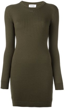 Courreges fitted knit dress