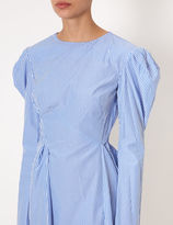 Thumbnail for your product : Awake Blue Stripe Fitted Shirt Dress