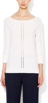 Thumbnail for your product : Magaschoni Cotton Raglan Pullover Sweater