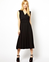 Thumbnail for your product : Traffic People Metallic Sparkle Midi Dress