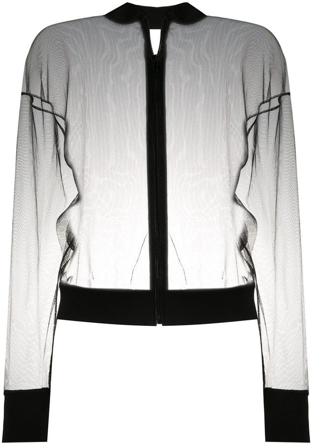 Alchemy Sheer Bomber Jacket ShopStyle