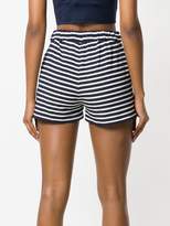 Thumbnail for your product : Majestic Filatures striped high waisted shorts