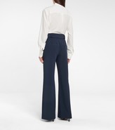Thumbnail for your product : Veronica Beard Roshni high-rise wide-leg pants