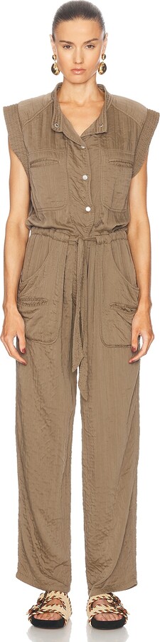Etoile Isabel Marant Suzie Jumpsuit in Taupe