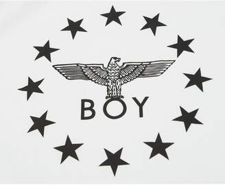 Boy London Boy Globe Star Tee Colour: WHITE AND BLACK, Size: Age 15-16