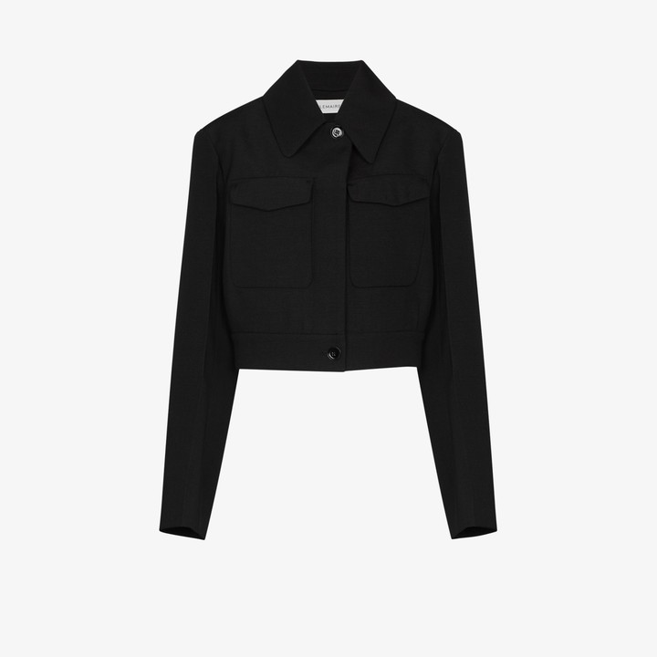 Lemaire Cropped Military Jacket ShopStyle