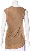 Thumbnail for your product : Helmut Lang Asymmetrical Draped Top