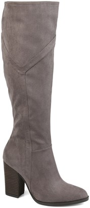grey wide width boots
