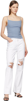 Citizens of Humanity White Libby Relaxed Bootcut Jeans