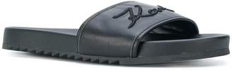 Karl Lagerfeld Paris Kondo Signature Slide sandals