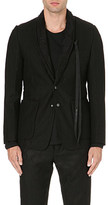 Thumbnail for your product : Ann Demeulemeester Floral lace-collar jacket