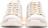 Thumbnail for your product : Rick Owens White Sculpted Sole adidas Edition Sneakers
