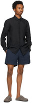 Thumbnail for your product : COMMAS Navy Linen Lounge Shorts