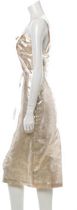 Behnaz Sarafpour Metallic Dress