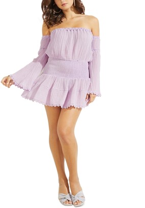 guess lavender dress