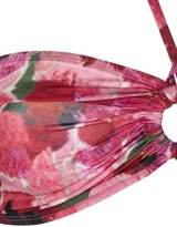 Thumbnail for your product : Isabel Marant abstract floral print O-ring bikini top