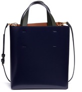 Thumbnail for your product : Marni 'Museo' leather shopper tote with removable drawstring bag
