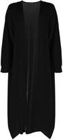 Thumbnail for your product : boohoo Marl Oversized Maxi Cocoon Cardigan