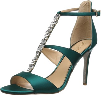 badgley mischka green heels