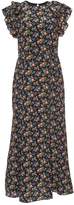 Thumbnail for your product : Les Rêveries Black Floral Maxi Dress
