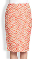 Thumbnail for your product : Lafayette 148 New York Printed Pencil Skirt
