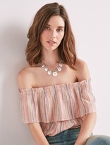 Thumbnail for your product : Lucky Brand Crinkle Shine Top