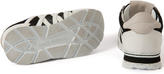 Thumbnail for your product : Dolce & Gabbana Leather trainers with laces - White and black