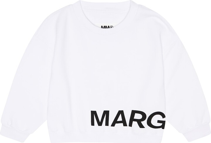 MM6 MAISON MARGIELA Kids Logo-printed cotton sweatshirt
