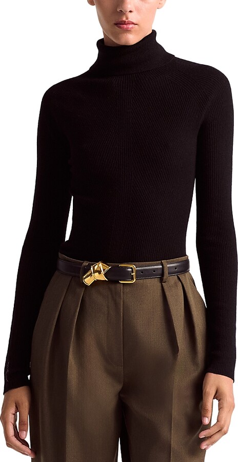 Altuzarra Demi Cashmere Ribbed Turtleneck Sweater
