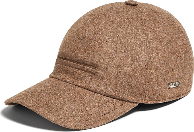 Ermenegildo Zegna Melange Oasi Cashmere Baseball Cap