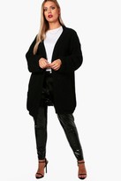 Thumbnail for your product : boohoo Plus Chunky Oversized Cardigan