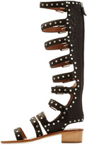 Thumbnail for your product : Laurence Dacade Hanna Studded Leather Gladiator Sandals