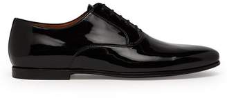 Lanvin - Patent Leather Oxford Shoes - Mens - Black