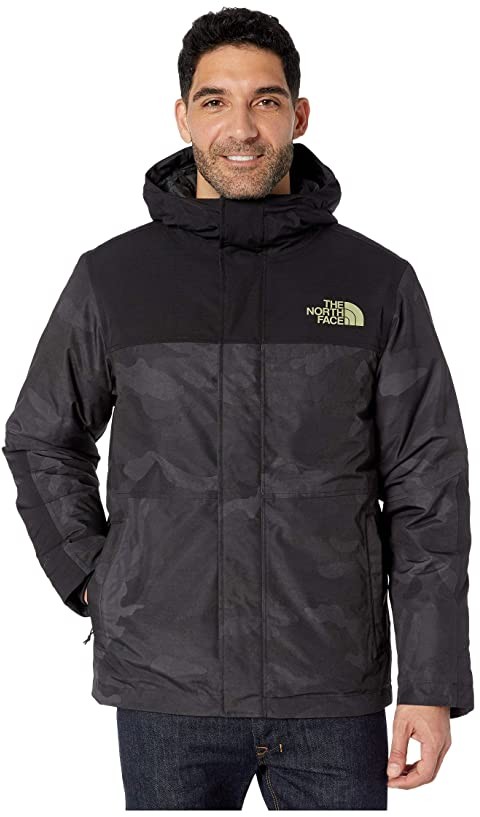 The North Face Balham Insulated Jacket (TNF Black Waxed Camo Print/TNF Black/TNF  Black Matte Gold) Men's Clothing - ShopStyle Outerwear