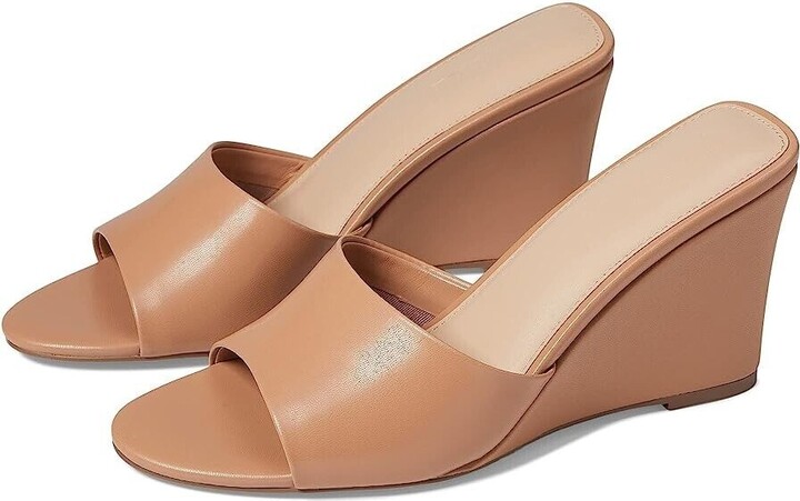 Faryl Robin Women's Faryl By Skye Sandals US 12 Nude Slip On Wedge Heel KHD884