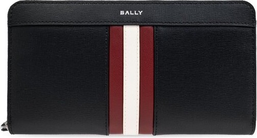 Bally Logo-Stamp Zip-Around Wallet