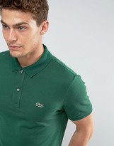Thumbnail for your product : Lacoste Slim Fit Pique Polo In Green