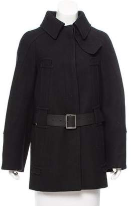 Ferragamo Short Wool-Cashmere Coat