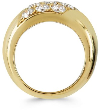 pre-owned 18kt yellow gold Trinity diamond ring