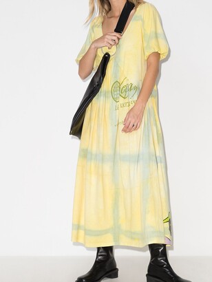 Collina Strada Yellow X Browns 50 Mariposa Princess Tie-Dye Dress