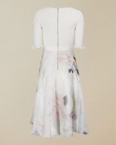 Thumbnail for your product : Ted Baker ILINE Bouquet print full skirt dress