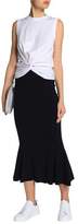 Thumbnail for your product : Norma Kamali Stretch-jersey Midi Skirt