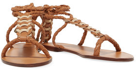 Zimmermann Braided Leather Sandals