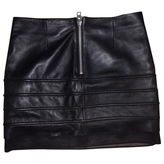 Thumbnail for your product : AllSaints Black Leather Skirt