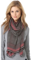 Thumbnail for your product : Tory Burch Checkered Cube Scarf