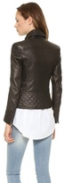 Thumbnail for your product : Balmain Pierre Leather Moto Jacket