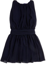 Thumbnail for your product : Helena Ruched Chiffon Dress, Navy, Sizes  4-6X