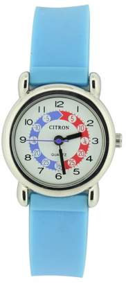 Citron Kids Time Teacher Watch With Blue Rubber Strap