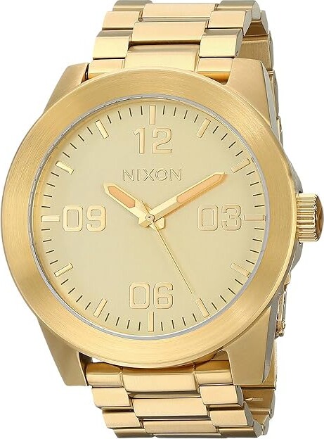 Nixon Corporal SS Men's Watches All Gold, Stainless Steel